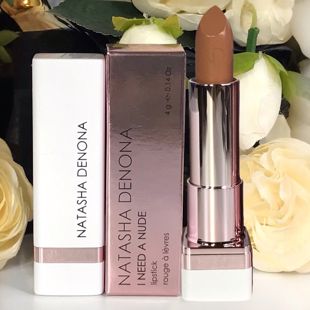 Natasha Denona I NEED A NUDE LIPSTICK 2b Liron 4g Peach Beige BNIB